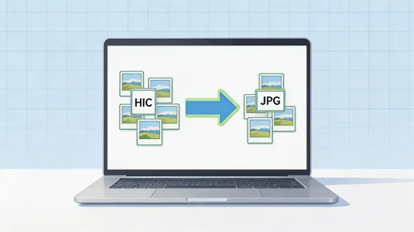 How to Bulk Convert HEIC to JPG on Mac — Free, No Software, No Upload (2026)