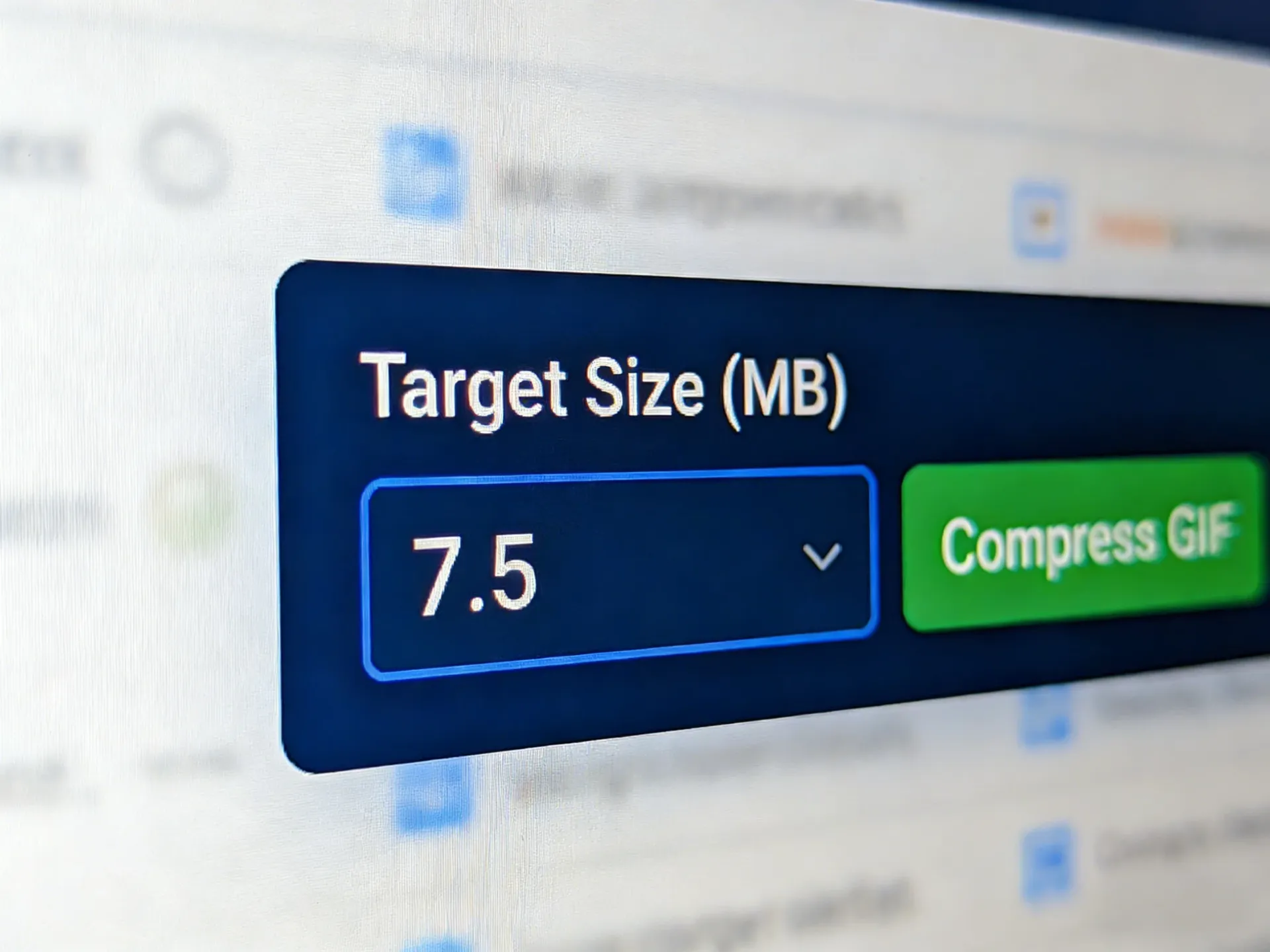 Setting target GIF size to 7.5MB for Discord upload