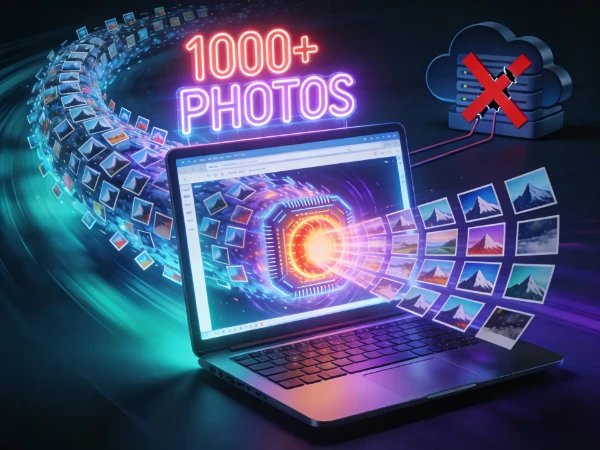 Why Client-Side Processing is Best for Bulk Image Resizer (1000+ Photos)